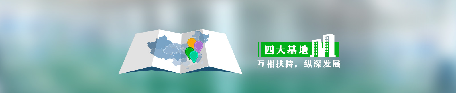 四大基地，互相扶持，縱深發(fā)展